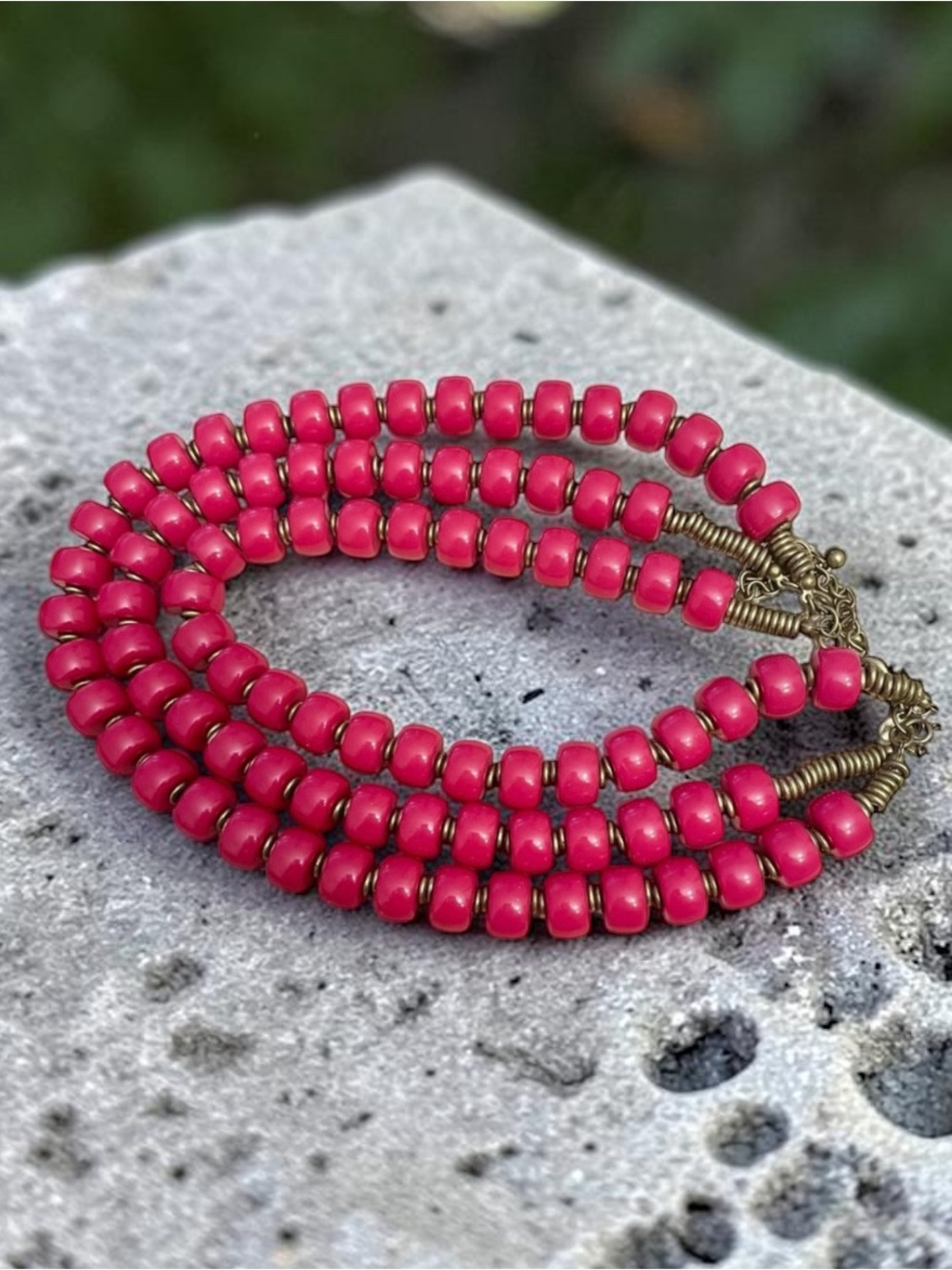 Premier Designs Pink Beaded Necklace